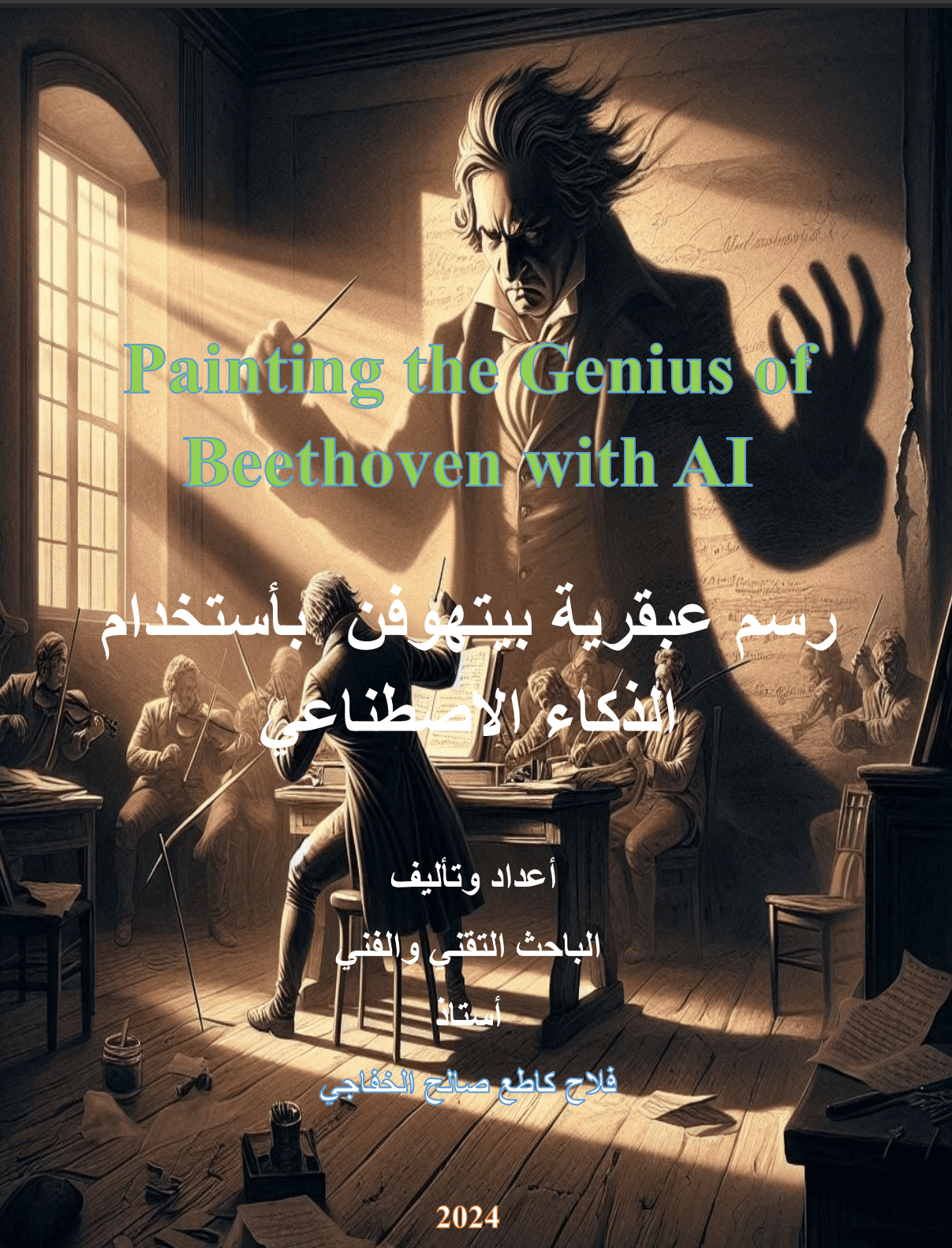 رسم عبقرية بيتهوفن بالذكاء الاصطناعي