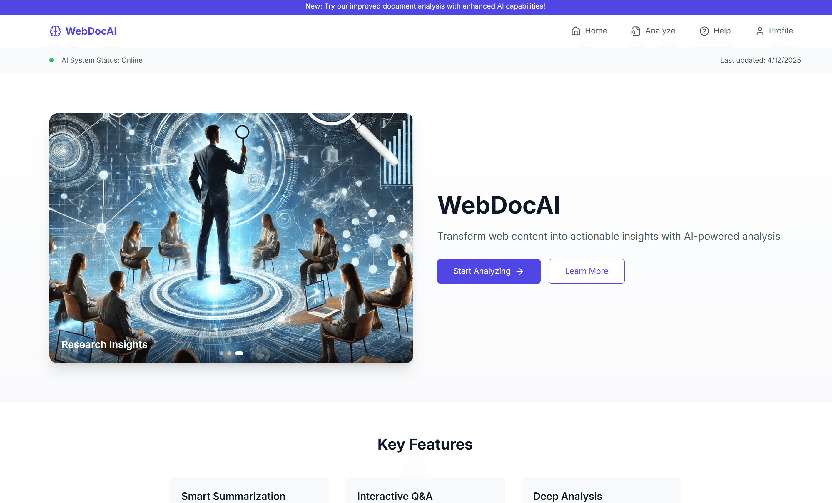 WebDocAI